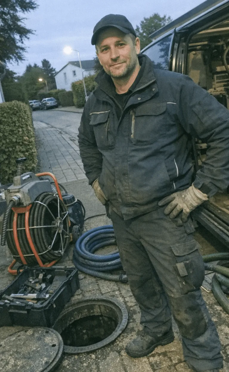 Hochdruckspülung zur Kanalreinigung für Gewerbekunden