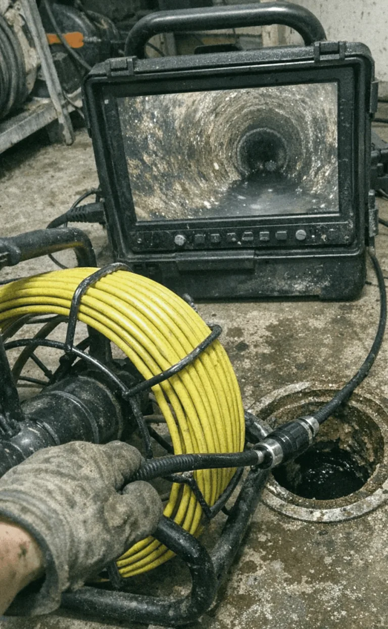 Diagnose des Abwassersystems mittels Kanal-TV Untersuchung